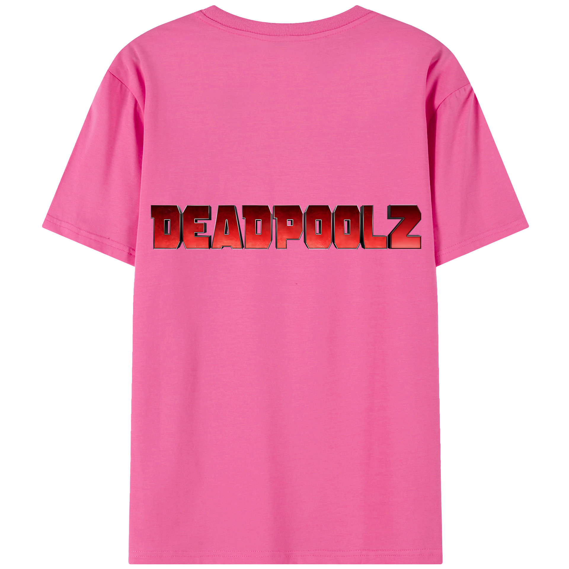 （画像用） Deadpool デッドプール レディース半袖Tシャツ(バックプリント)